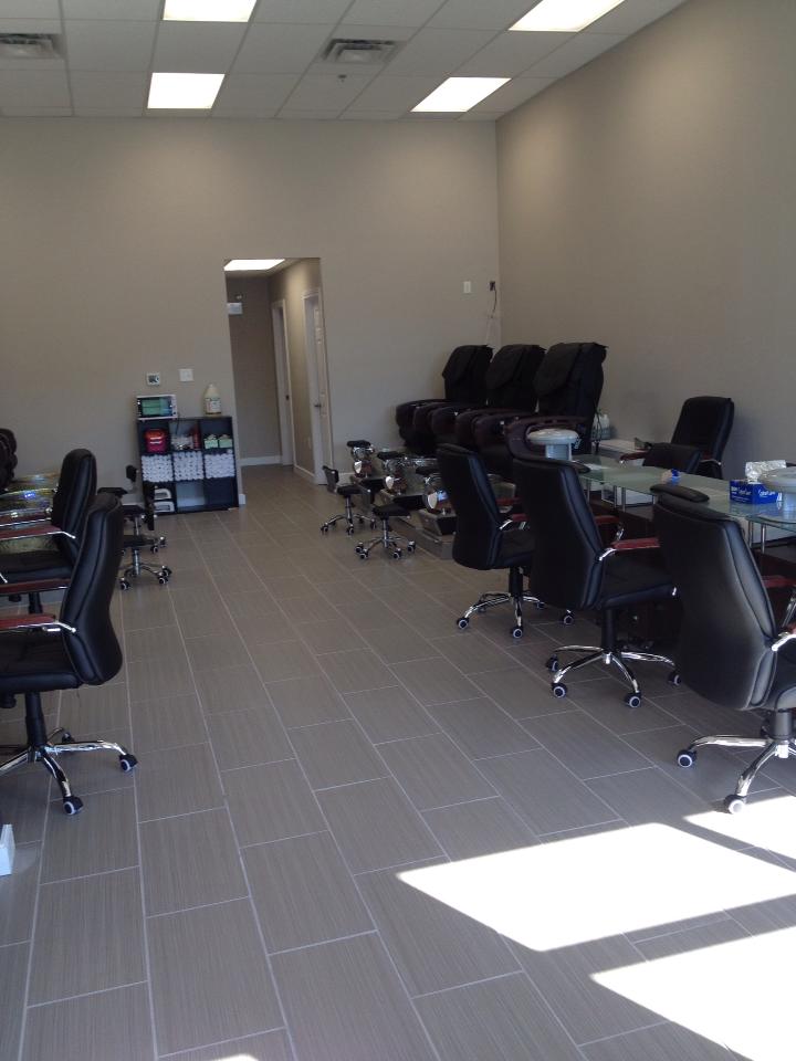 manicure and pedicure stations